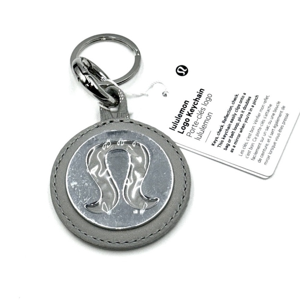 Lululemon Logo Bag Charm & Key Chain